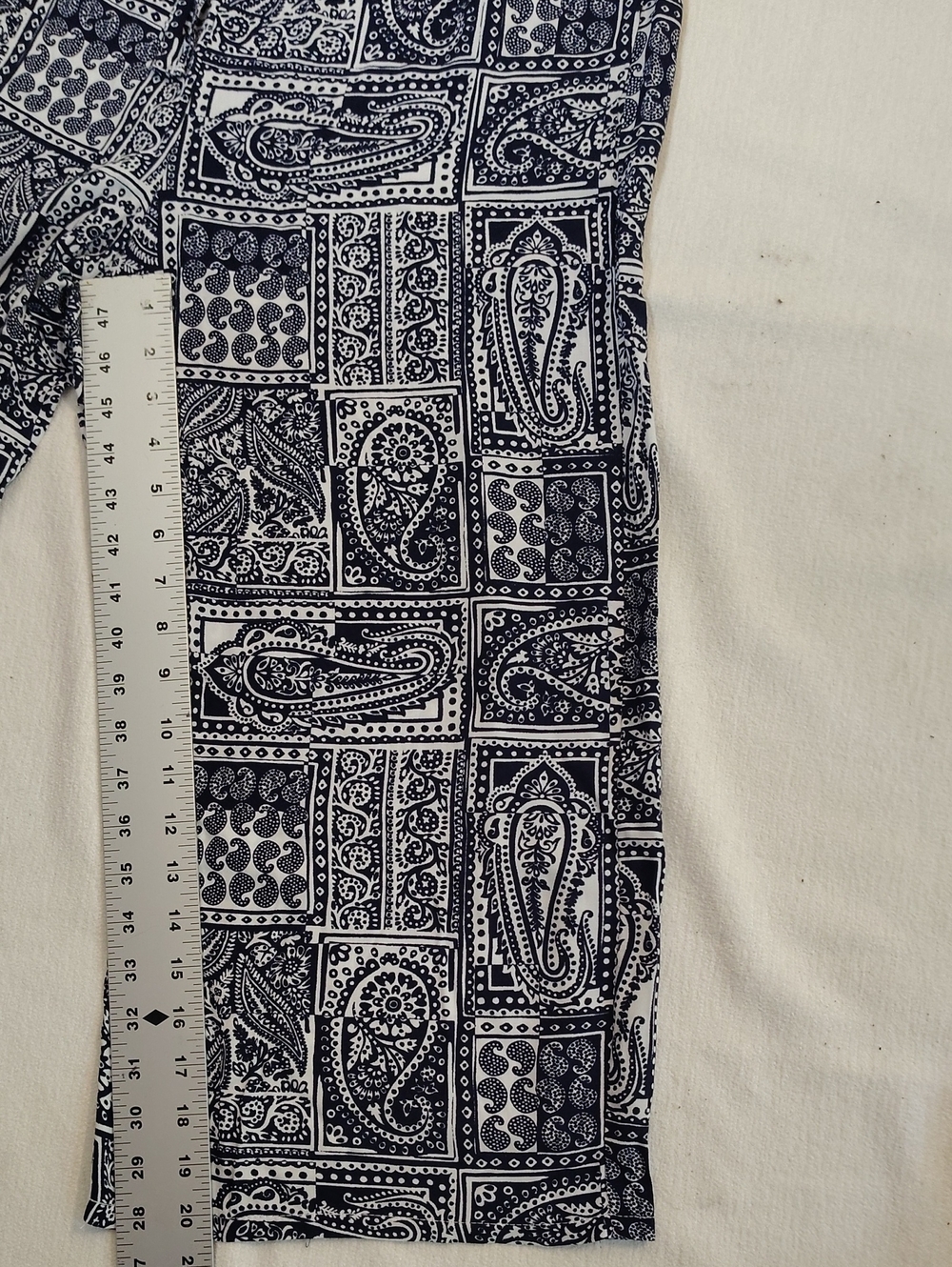 Asuwish Women's Paisley Print Wide-Leg Jumpsuit.Size L - Picture 12 of 14